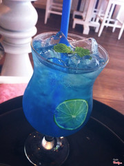 Blue sky soda