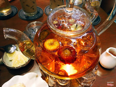 Trà hoa cúc tây tạng bonus bánh mức và mật ong :* view đẹp , phục vụ ok :)))