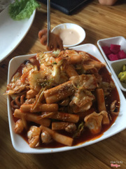 tokbokki bạch tuộc