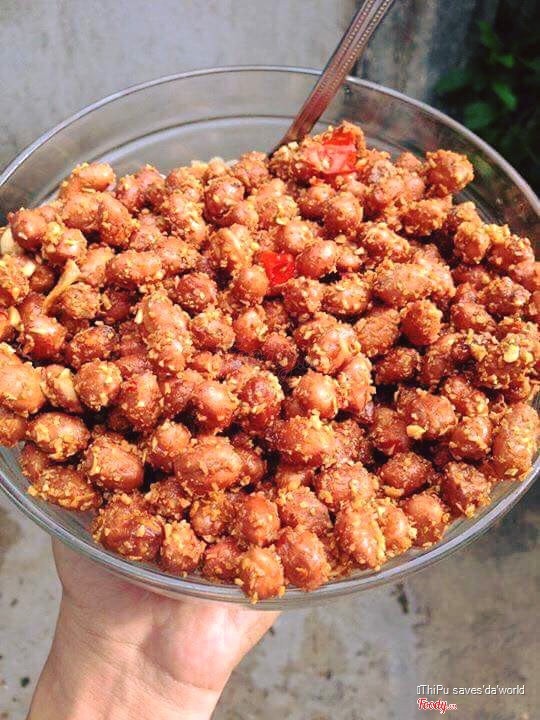 Đậu phộng cháy tỏi