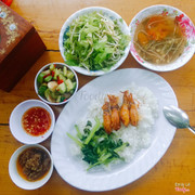 Cơm mực rim