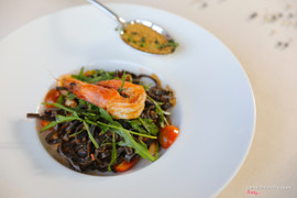 Pasta Ý đen hải sản