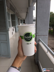 Trà sữa Kenshin Tea + Trân châu trắng + Milk Foam