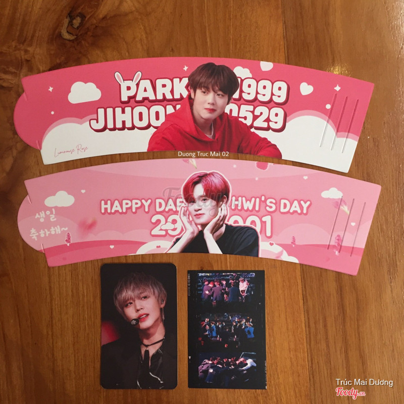 Cup Holder, Card: Wanna One: Park Ji Hoon - Lee Dae Hwi ( AB6IX ) 