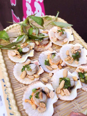 Sò điệp nướng mỡ hành