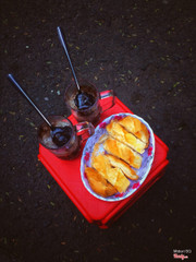 Ca cao chấm bánh mì