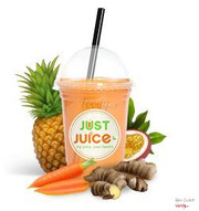 Thơm + Cà rốt  + Chanh dây + Gừng