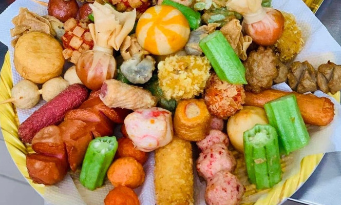 Ăn Vặt TiTi - Cá Viên Chiên & Bánh Tráng Trộn - Hoàng Văn Thái - Test 