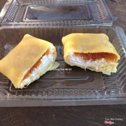 Bánh Crepe Khóm ngào kem lạnh 