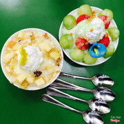 Bingsu cheese và bingsu dưa lưới