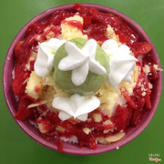 Bingsu thập cẩm: dâu - phô mai