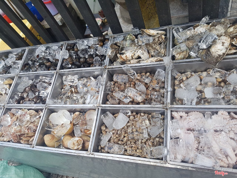 Rất nhiều hải sản tươi sống, giá cả hợp lí. Không gian lại thoáng mát. Sẽ ủng hộ thường xuyên