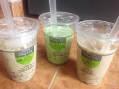 Trà sữa trân châu trắng và trà sữa matcha