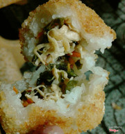 Gà bó xôi 6k/viên