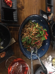 Miến xào cua