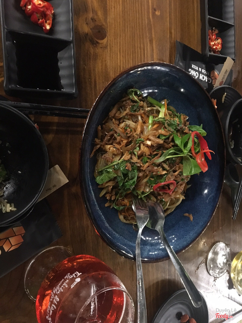 Miến xào cua