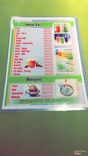 Menu mới 