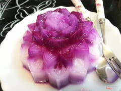 Rau câu flan lá cẩm