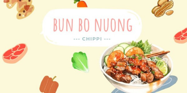 Bún Bò Nướng - Chippi - 29/3 Đường Số 19