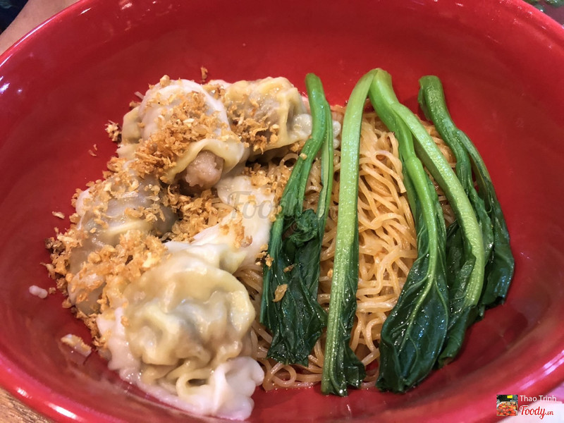 Mì khô sủi cảo