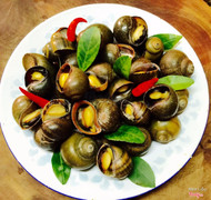 Ốc luộc lá chanh