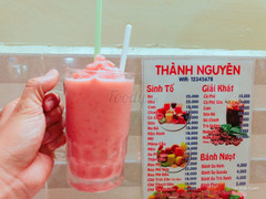 Ly sinh tố Dâu...giải nhiệt mùa hè....quá ngon