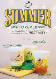 Menu "Summer Forever" gồm 3 món mới sẽ chính thức ra mắt vào ngày 1/6/2017. Khách hàng mua 1 trong 3 món này sẽ được tặng ngay voucher Mua 1 Tặng 1. MACCHIATO DỪA chỉ duy nhất có tại CofeeInTown!