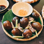 ốc nhồi thịt hấp