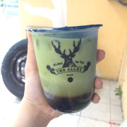 Matcha sữa trân châu đường đen