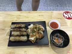 Bánh ít ram + chả ram