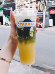 nước mía rau má cốt dừa, mát thơm beo béo vị dừa, ngọt thanh vị mía :p