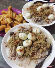 Cháo thịt băm trứng cút - 25k