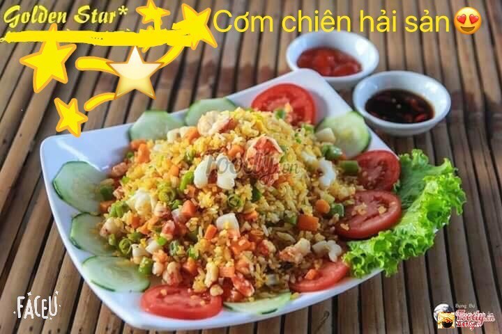 Cơm chiên hải sản thơm giòn săn ngon