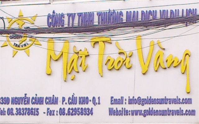 Công Ty Dịch Vụ Du Lịch Mặt Trời Vàng - Nguyễn Cảnh Chân