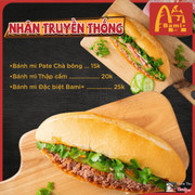 Menu b&#225;nh m&#236; truyền thống