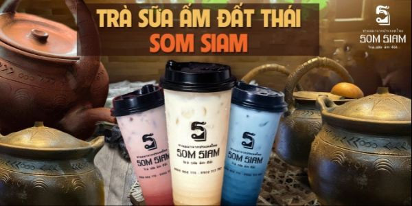 Trà Sữa Ấm Đất Thái Som Siam - Hoa Sứ