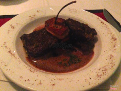 Beef Cheek w/ Foie Gras seared in pan-fry