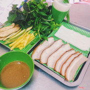 Bánh tráng thịt heo set 1 người