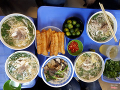 Bún thang + Quẩy + Tim gan các kiểu