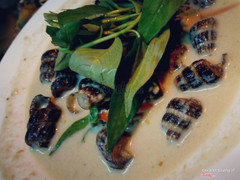 ốc len xào dừa