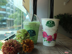 Green tea latte và trà sữa