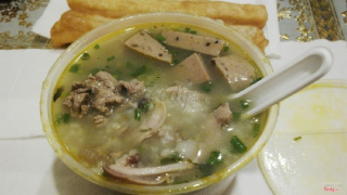 1 phần cháo bò không xương