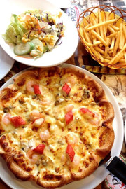 pizza hải sản 239k