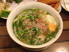 Phở Tái + Trứng Gà