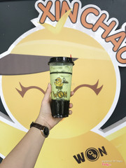 Matcha trân châu đường đen