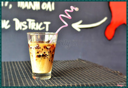 Coffee Jelly with milk < Rau câu sữa đá vị cà phê> Thơm giòn, ngọt ngào với giá chỉ 18.000đ