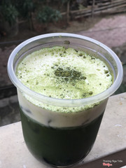 Matcha machiato 25k cốc 500ml