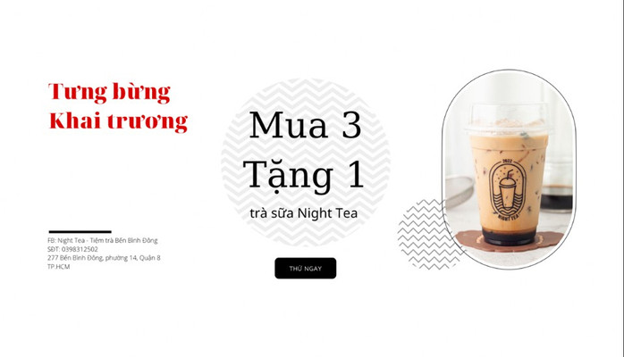 Night Tea - Trà - Bến Bình Đông