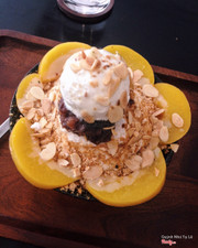 bingsu đào