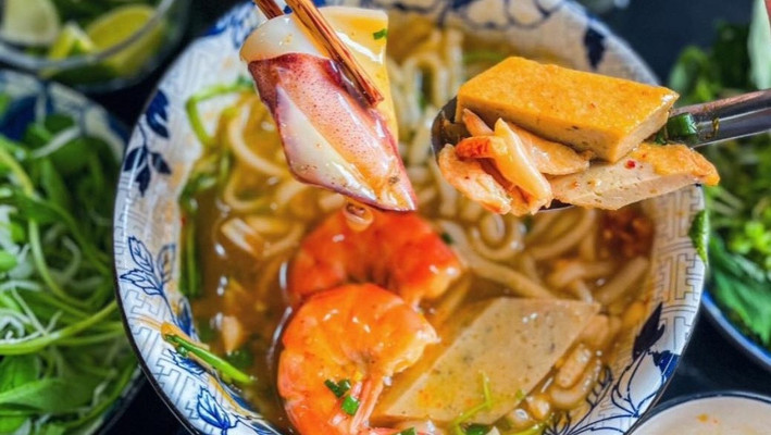 BÚN RIÊU CUA NÚI - BÁNH CANH CUA NHA TRANG - 123 Đường D1